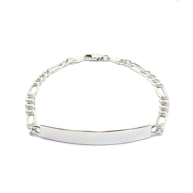 ANDREA COGGIOLA JOYAS - Pulsera Piocha Eslabón Grande Plata Fina 925