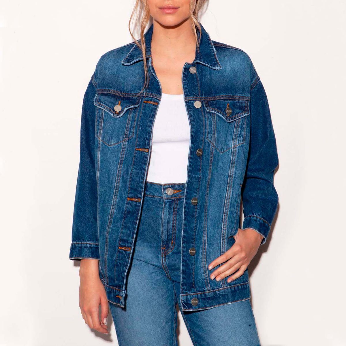 MOMCHIC - Chaqueta Ramona Over Size Recta