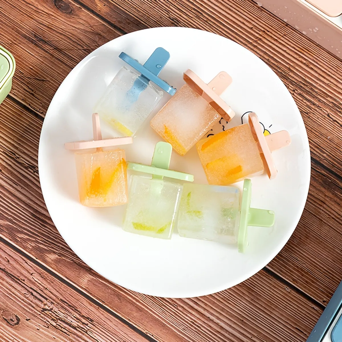 GENERICO - Set de Moldes para hacer helados 0332 Celeste