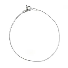 ANDREA COGGIOLA JOYAS - Pulsera Cola Topo Plata Fina 925