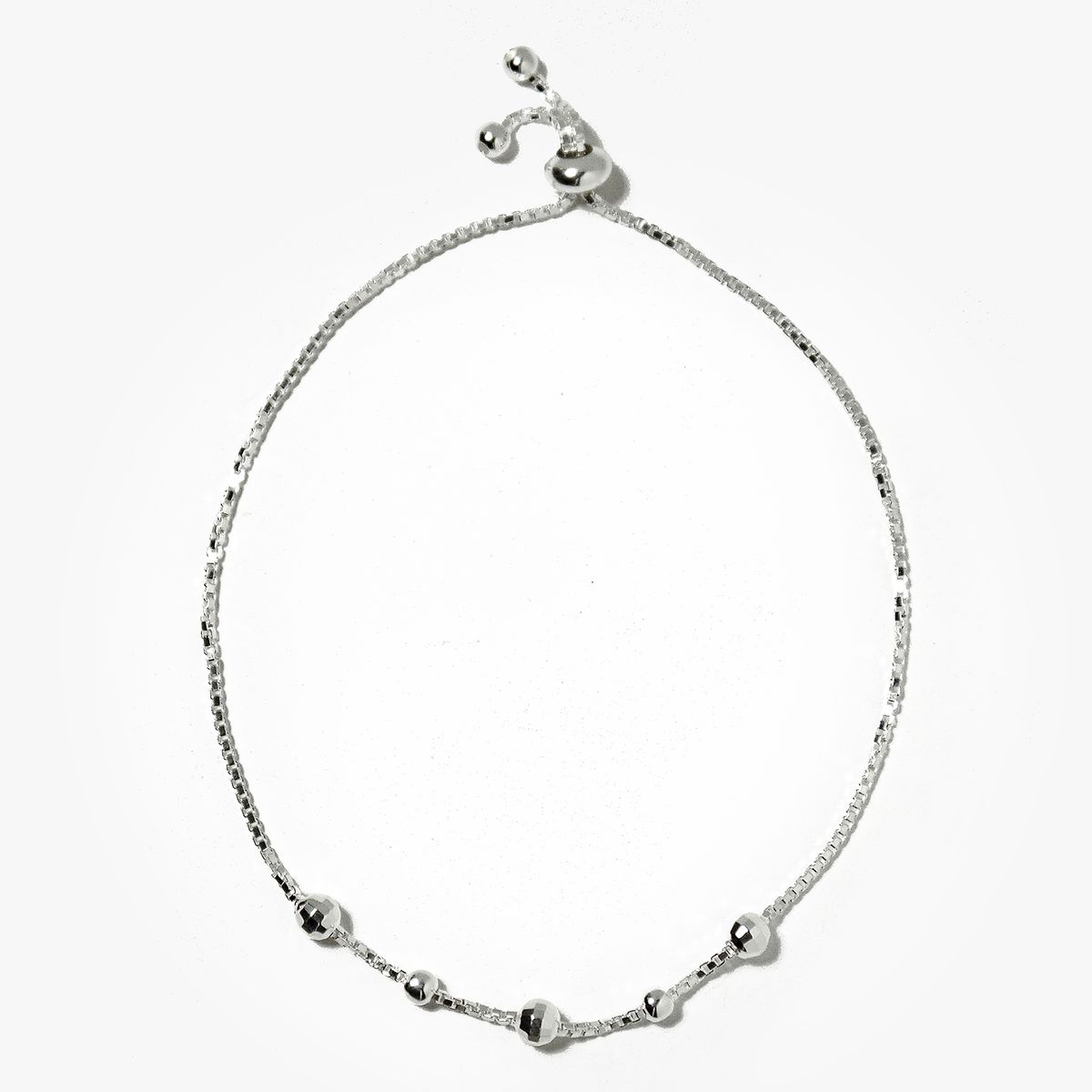 ANDREA COGGIOLA JOYAS - Pulsera Bolas Plata Fina 925