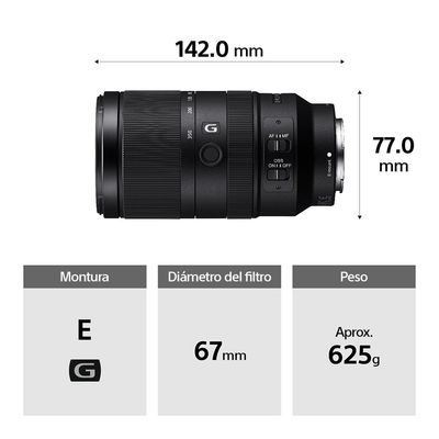 Imagen 2 del producto Lente Teleobjetivo 70-350mm F45-63 SEL70350G
