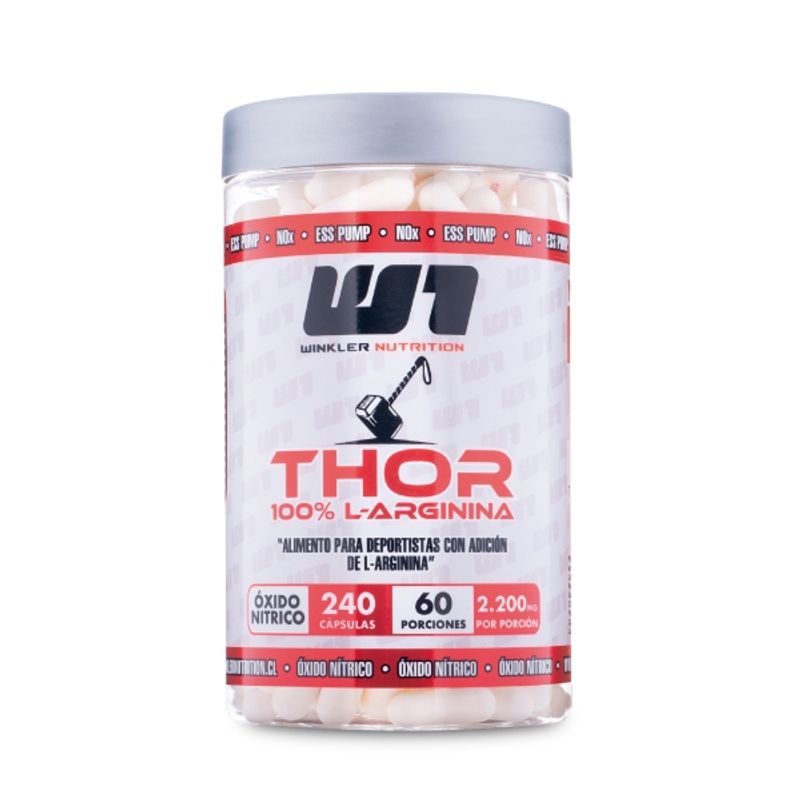 WINKLER NUTRITION - L - Arginina 100% Thor 240 Caps 60 Serv Winkler.