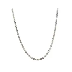 ANDREA COGGIOLA JOYAS - Cadena Eslabón Limada Plata Fina 925