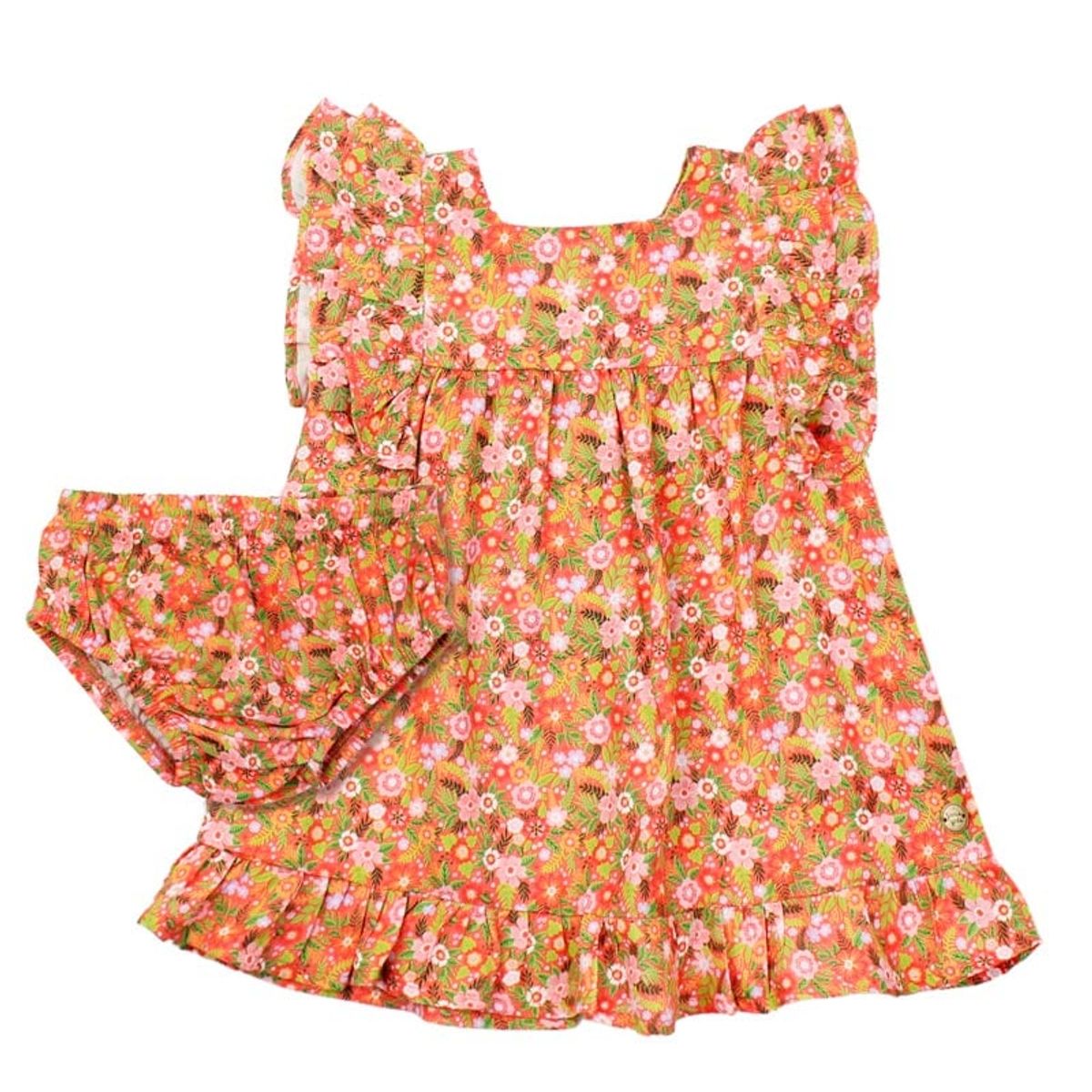 FICCUS - Vestido bebé niña estampado craft.