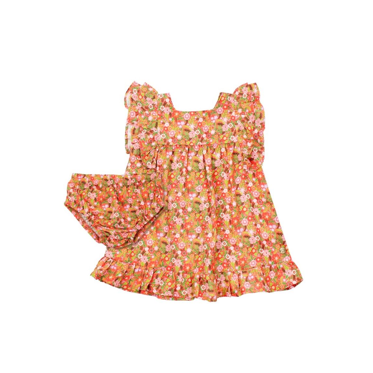 FICCUS - Vestido bebé niña estampado craft.