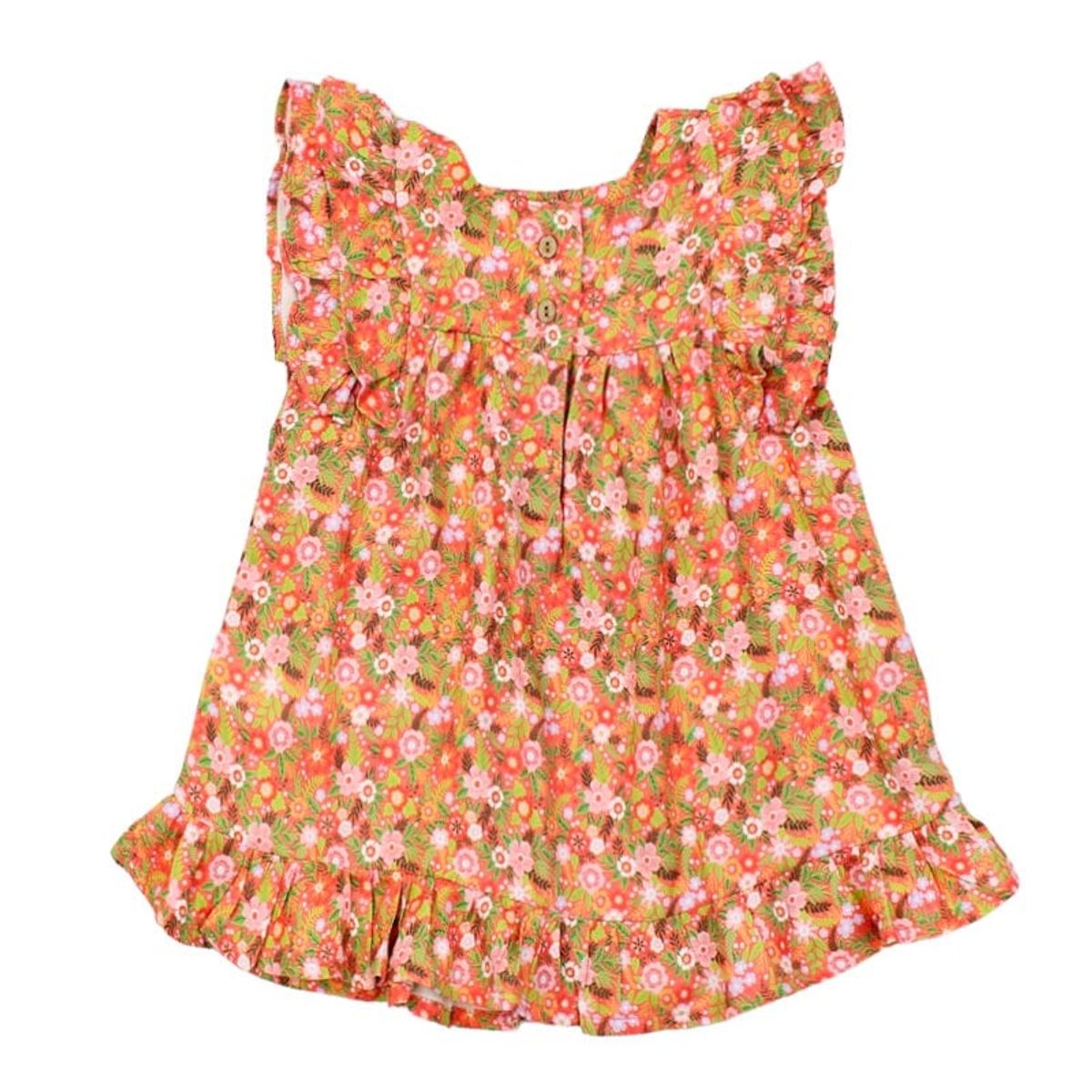 FICCUS - Vestido bebé niña estampado craft.