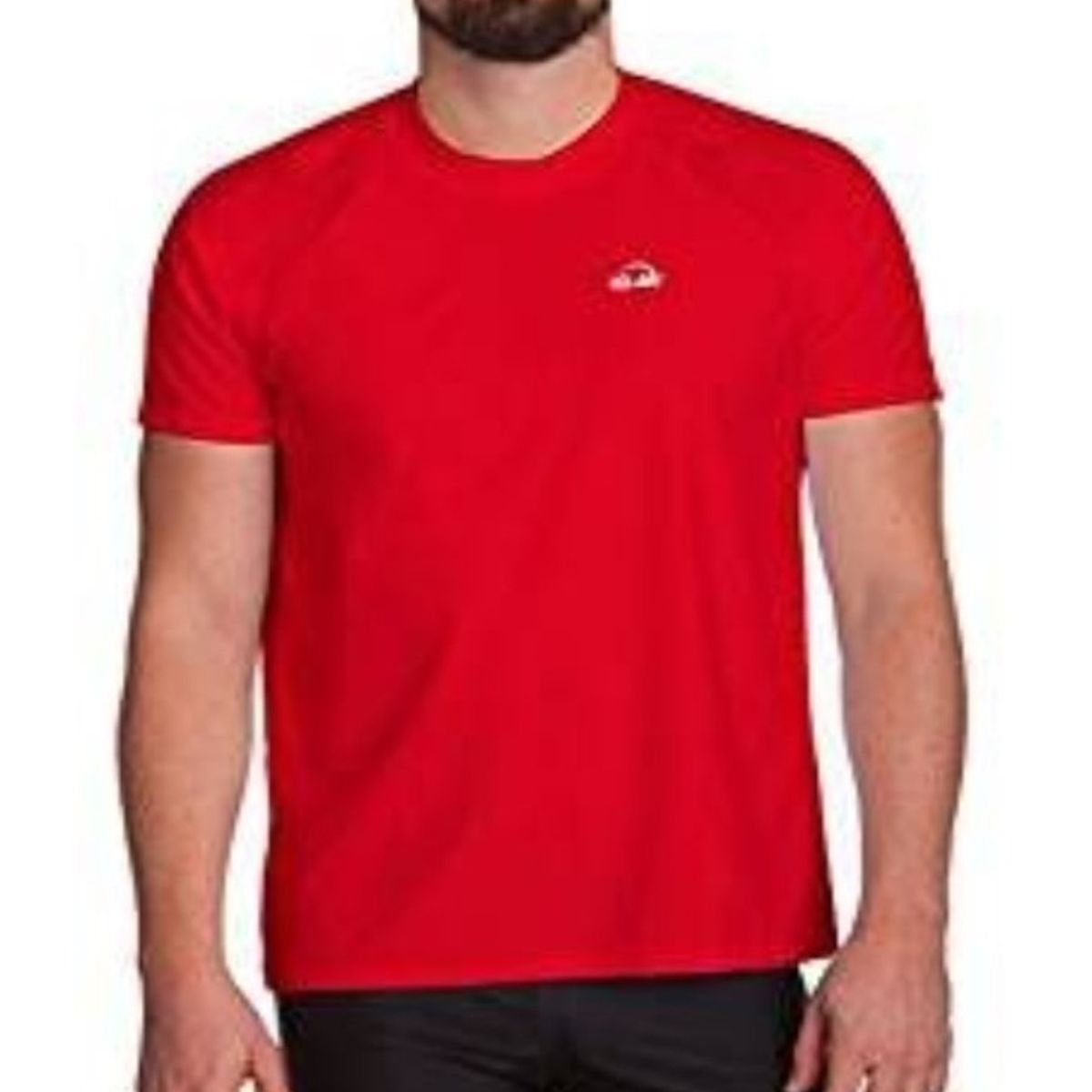 IQ - Polera manga corta corte recto para hombres filtro solar UPF 300
