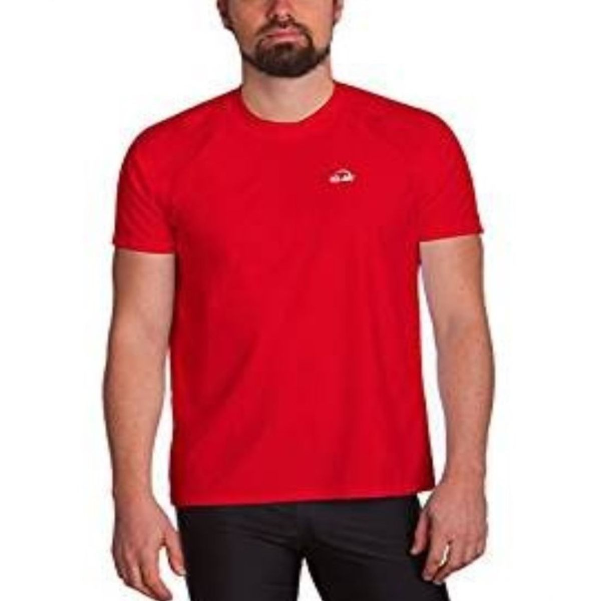 IQ - Polera manga corta corte recto para hombres filtro solar UPF 300
