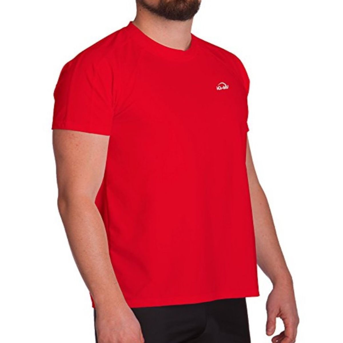 IQ - Polera manga corta corte recto para hombres filtro solar UPF 300