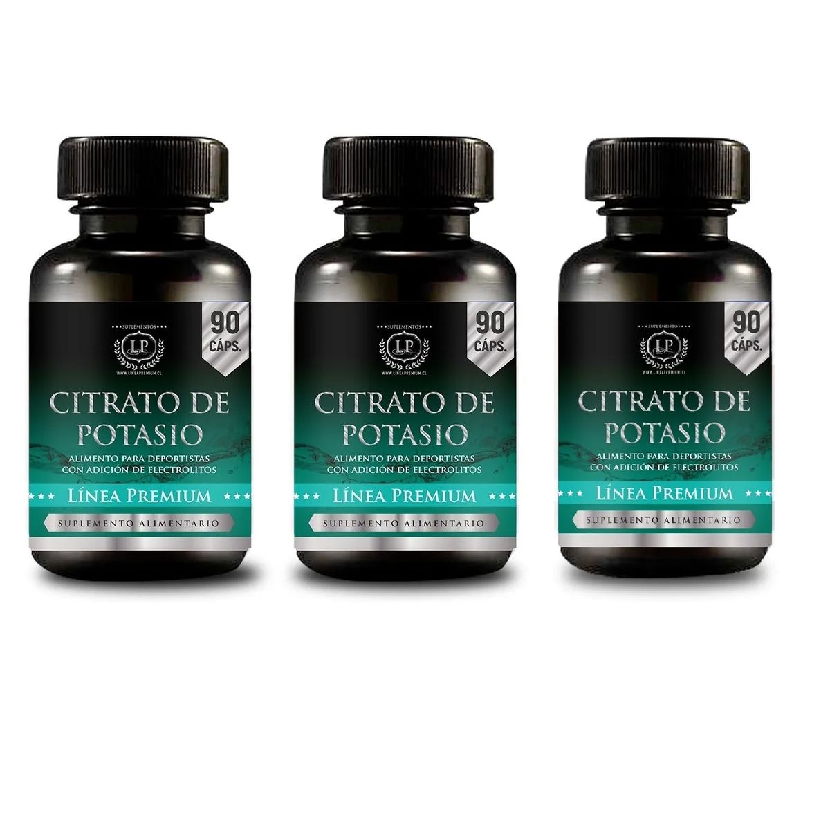 GENERICO - Citrato De Potasio Puro Zeo 270 Capsulas 800mg 3x90 Caps