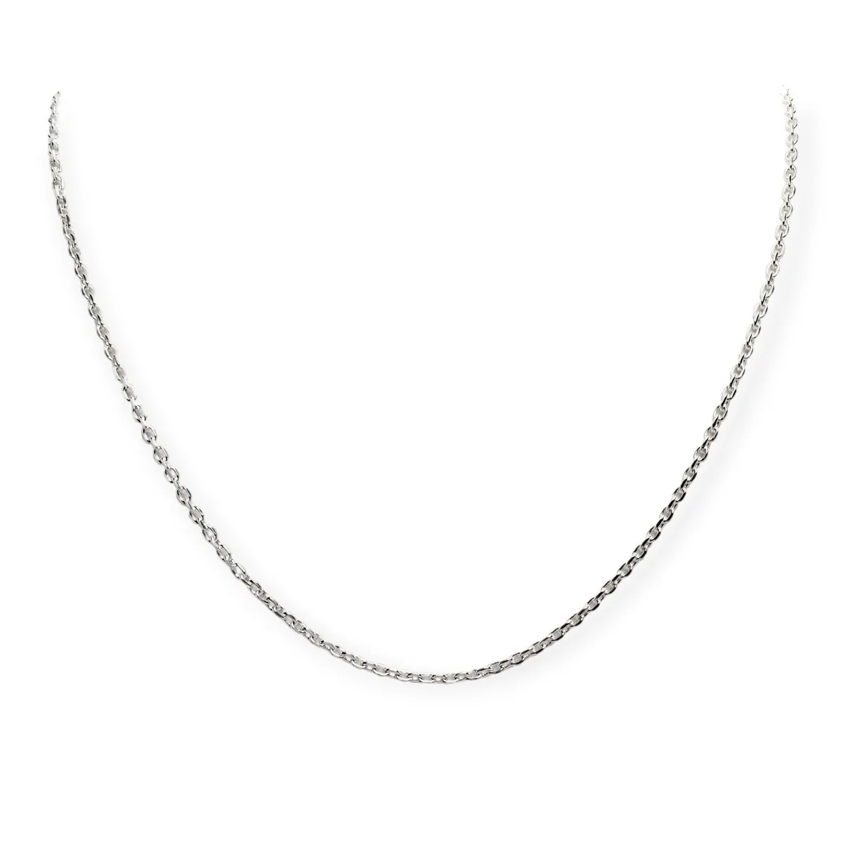 COGGIOLA - Cadena Eslabón Hombre 60cm Plata Fina 925