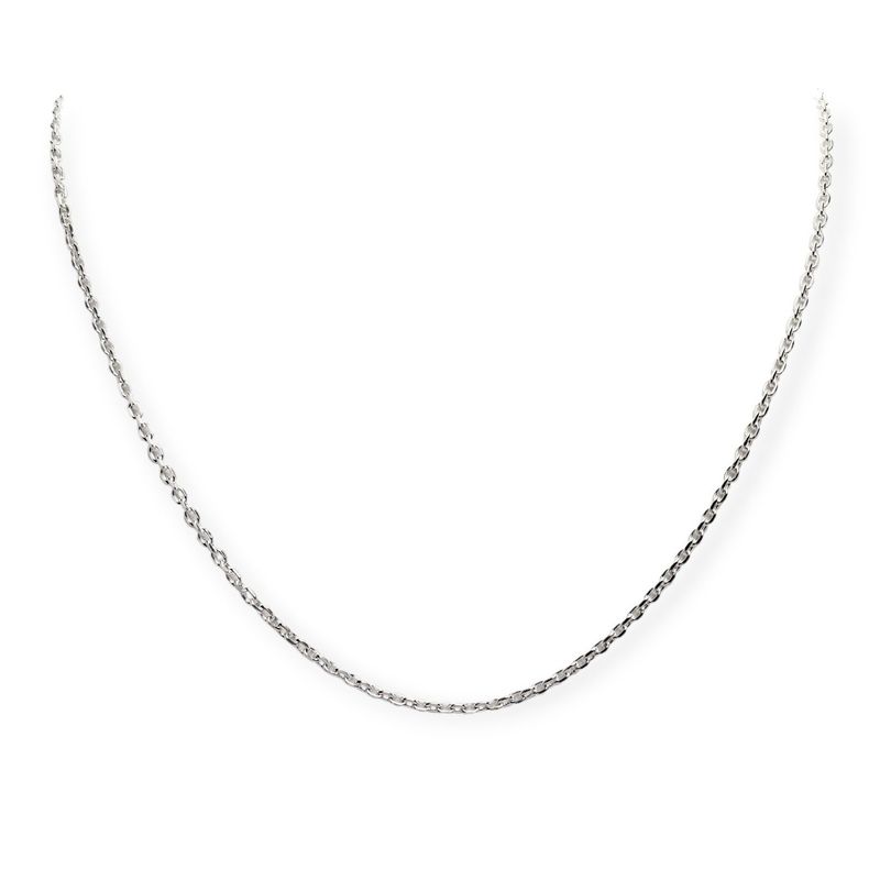 ANDREA COGGIOLA JOYAS - Cadena Eslabón Hombre 60cm Plata Fina 925