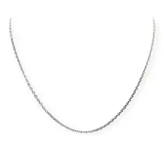 ANDREA COGGIOLA JOYAS - Cadena Eslabón Hombre 60cm Plata Fina 925
