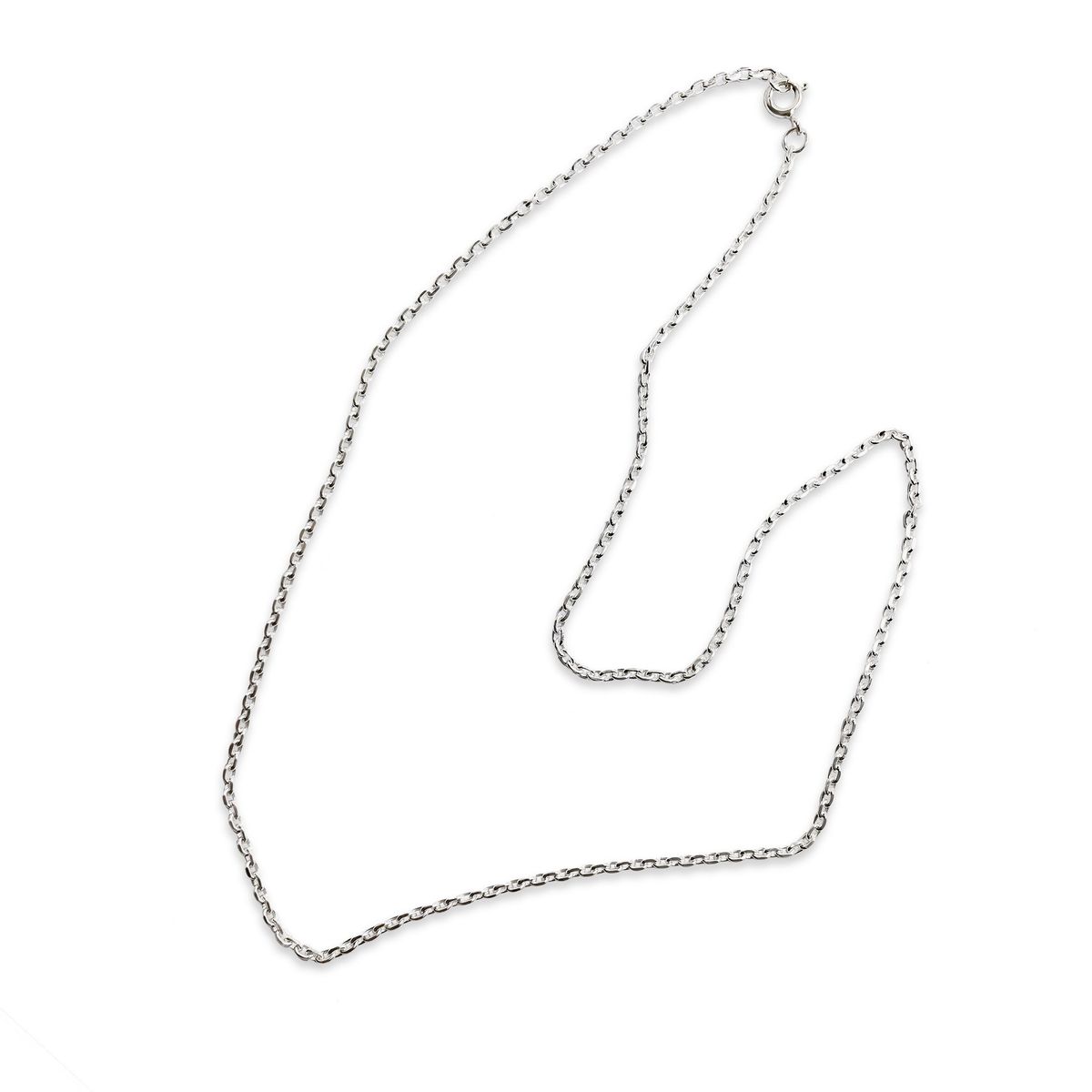 COGGIOLA - Cadena Eslabón Hombre 50cm Plata Fina 925