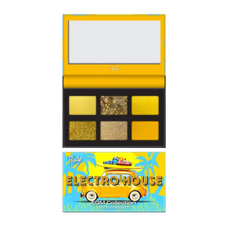 RUDE COSMETICS - Paleta de Sombras “Electro House”