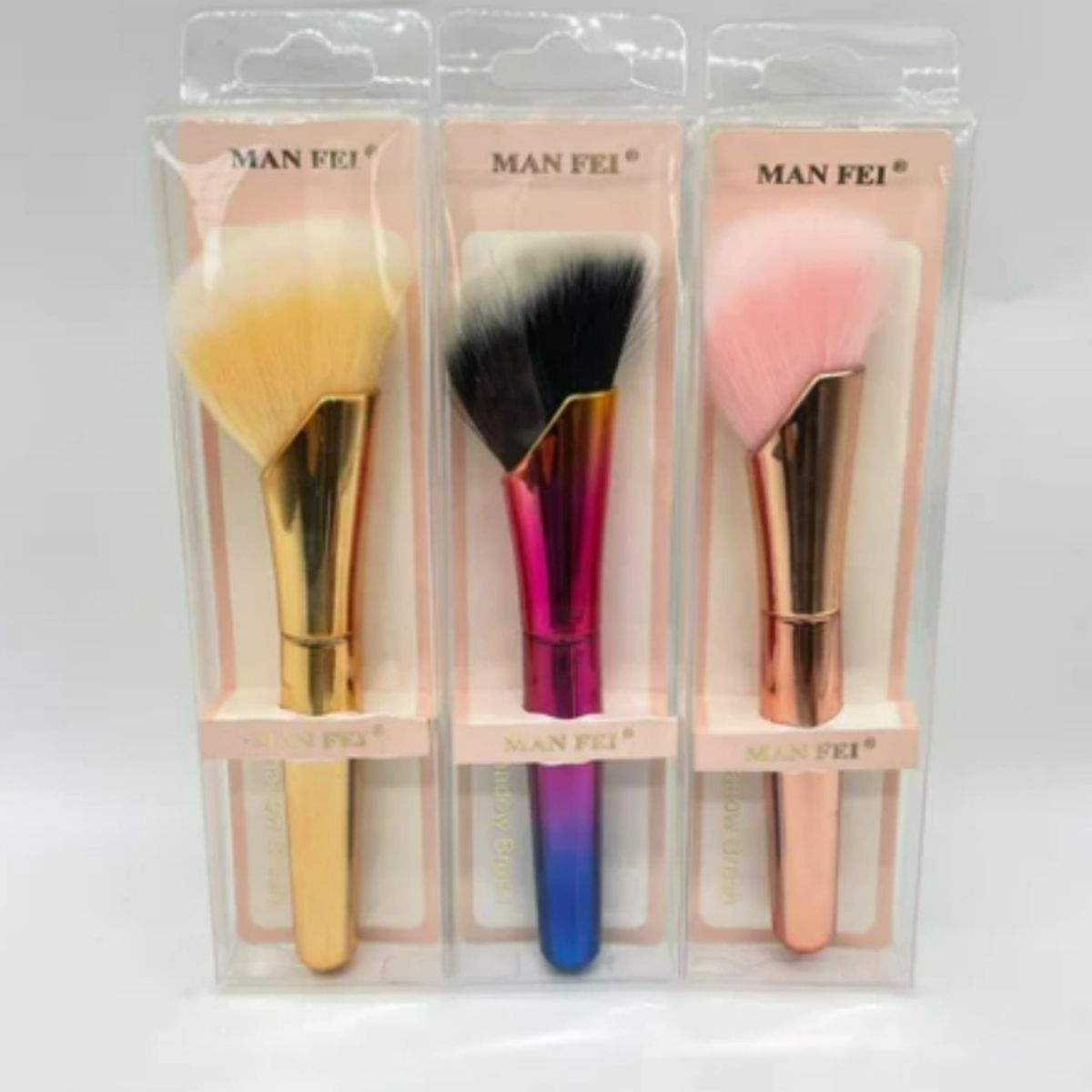 GENERICO - Brocha Para Difuminar Contornos  Bases  Rubor