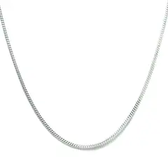 ANDREA COGGIOLA JOYAS - Cadena Grumet 60cm Plata Fina 925