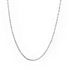 ANDREA COGGIOLA JOYAS - Cadena Singapur 60cm Plata Fina 925