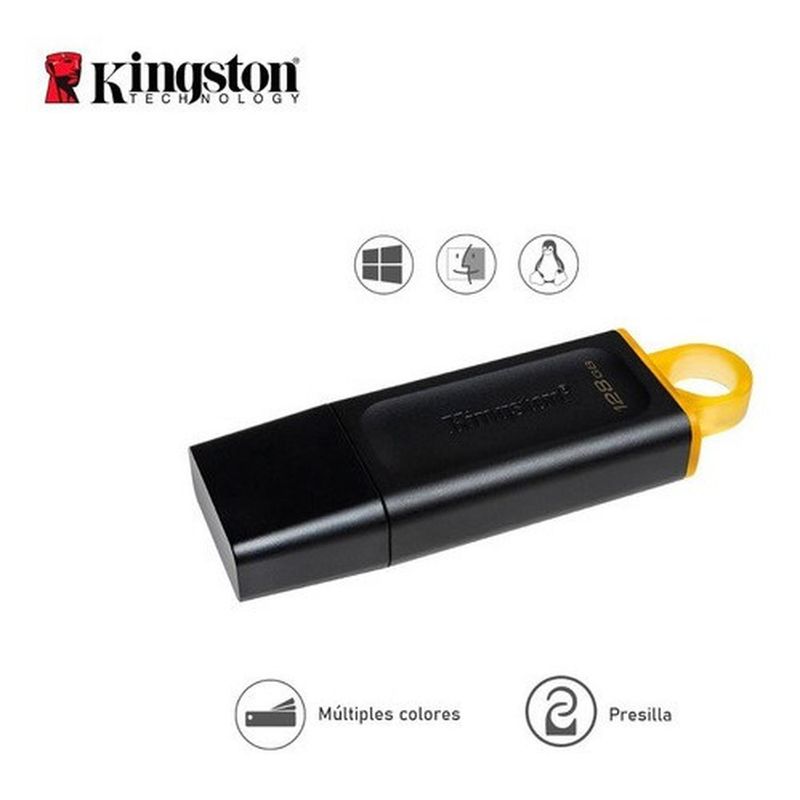 KINGSTON - Pendrive Kingston Ultra Velocidad Exodia 128gb Usb 3.2 Flex