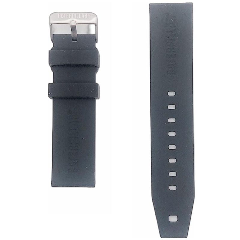 CAT - Correa Pulsera Caterpillar Hombre 02 Negro 