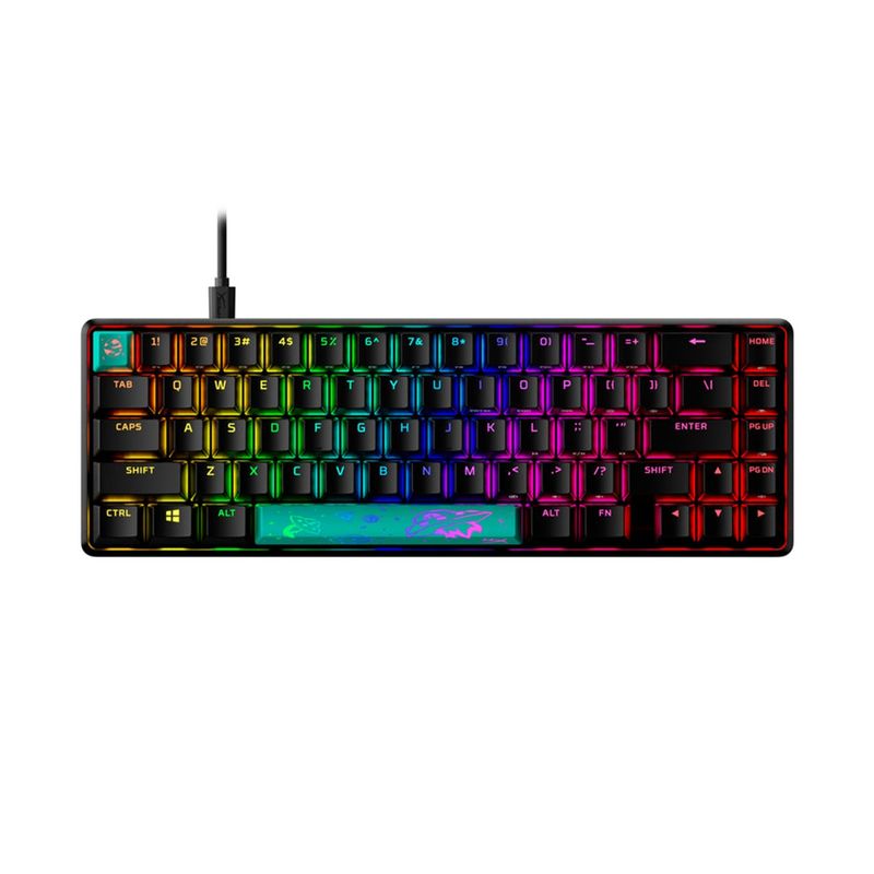 HYPERX - Teclado Gamer Hyperx Alloy Origins 65 Qwerty Aqua Us Rgb