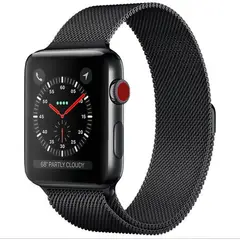 GENERICO - Correa para Apple Watch ajustable acero inoxidable