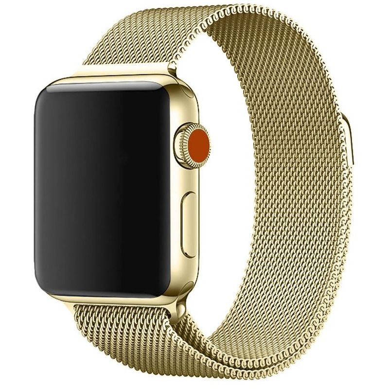 GENERICO - Correa para Apple Watch ajustable acero inoxidable