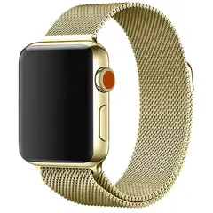 GENERICO - Correa para Apple Watch ajustable acero inoxidable