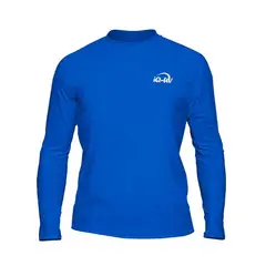 IQ - Polera manga larga de corte recto para hombre con filtro solar UPF 300