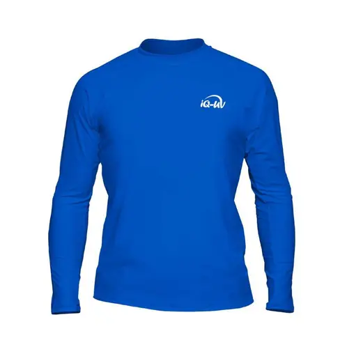 IQ - Polera manga larga de corte recto para hombre con filtro solar UPF 300