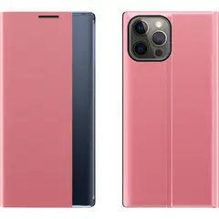 GKK - Carcasa Para: iPhone 13 Pro Max - Flip Cover / Rosa