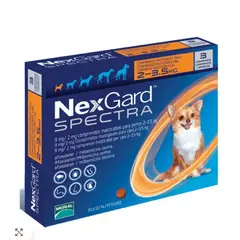 NEXGARD - SPECTRA Perros de 2 a 3.5 kg 3 Comprimido