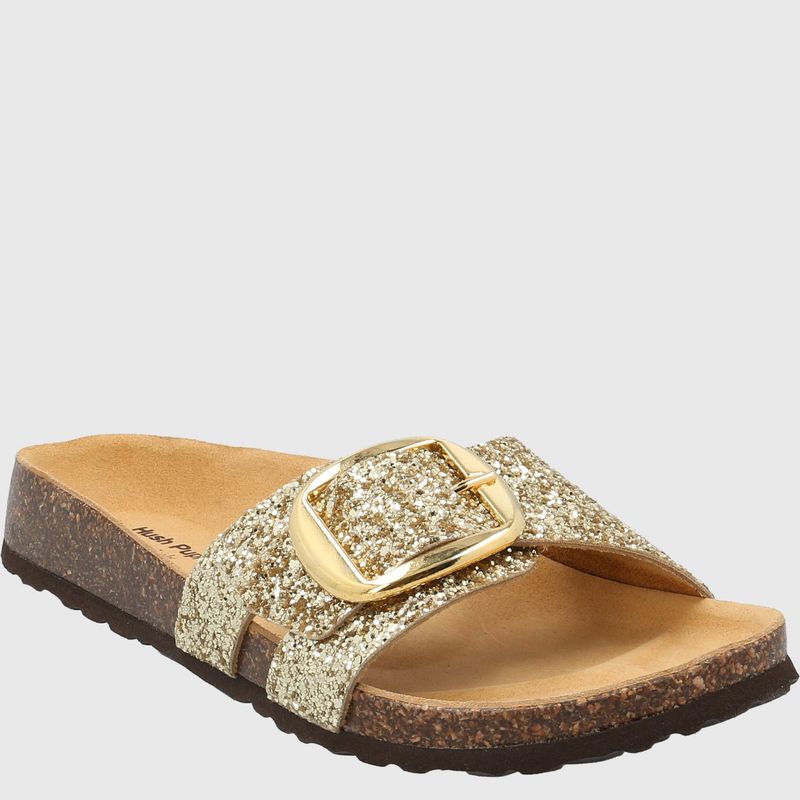 HUSH PUPPIES - Sandalia Mujer Clio Dorado HUSH PUPPIES