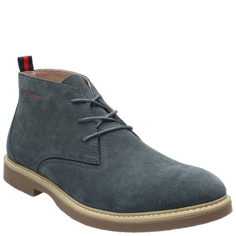 HUSH PUPPIES - Botin Cuero New Safari Azul HUSH PUPPIES
