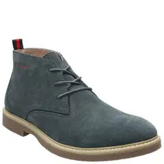 HUSH PUPPIES - Botin Cuero New Safari Azul