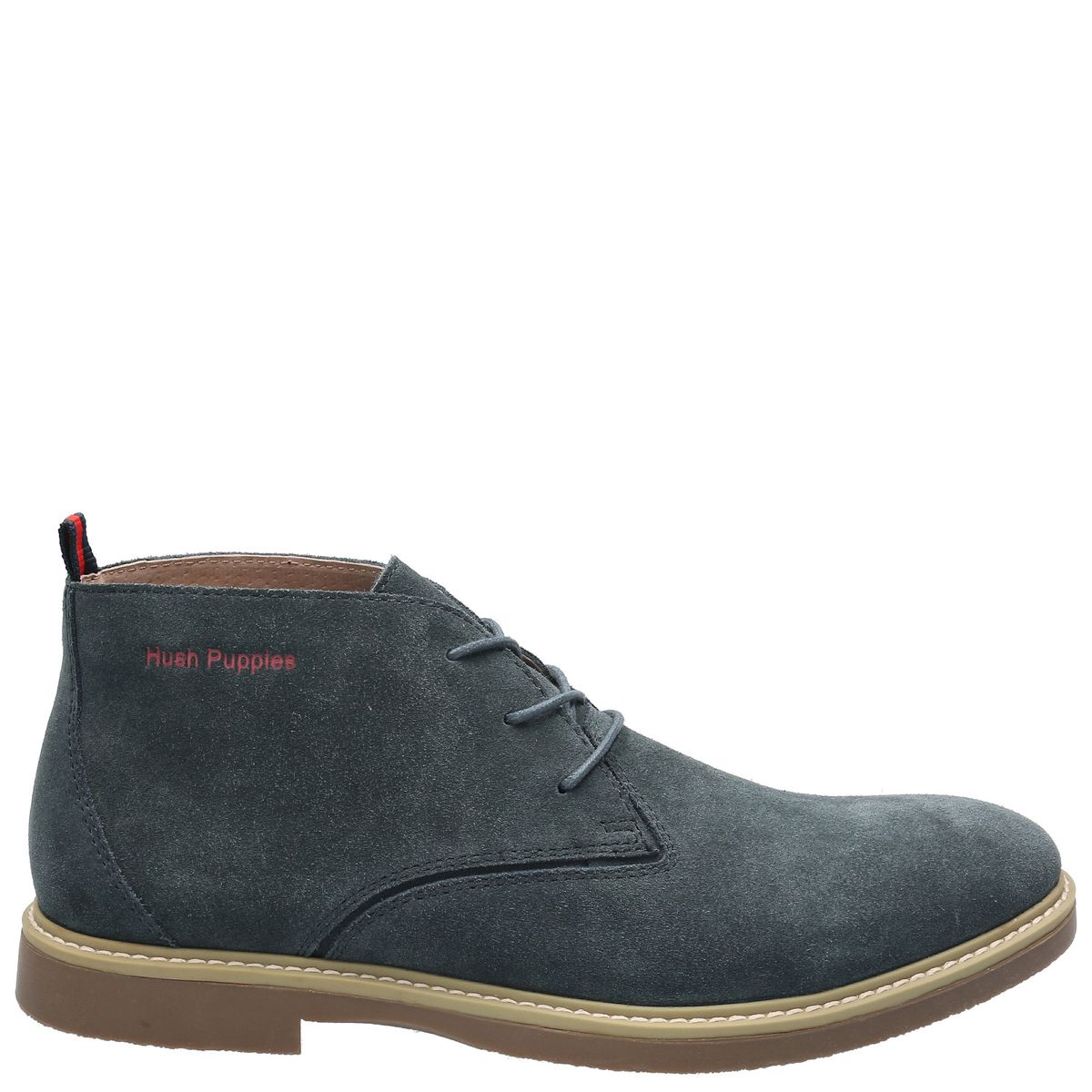 HUSH PUPPIES - Botin Cuero New Safari Azul HUSH PUPPIES