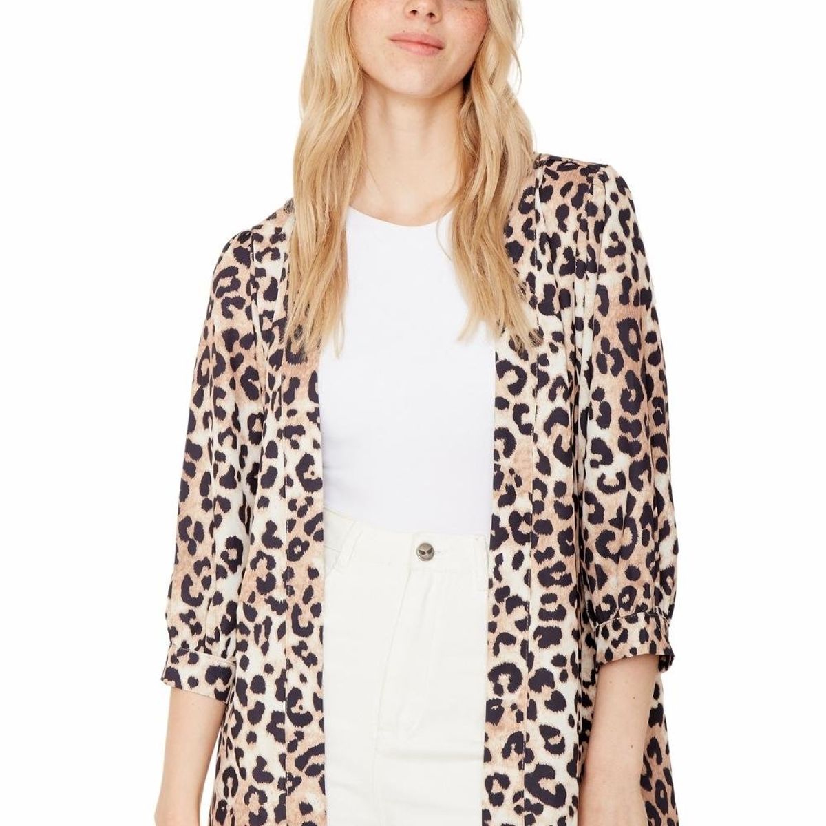 JACINTA TIENDA - Kimono Eva corto leopard print Jacinta Tienda
