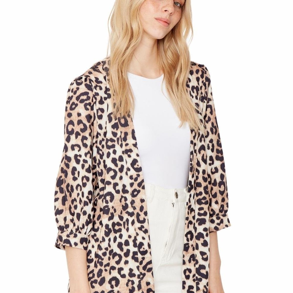 JACINTA TIENDA - Kimono Eva corto leopard print Jacinta Tienda