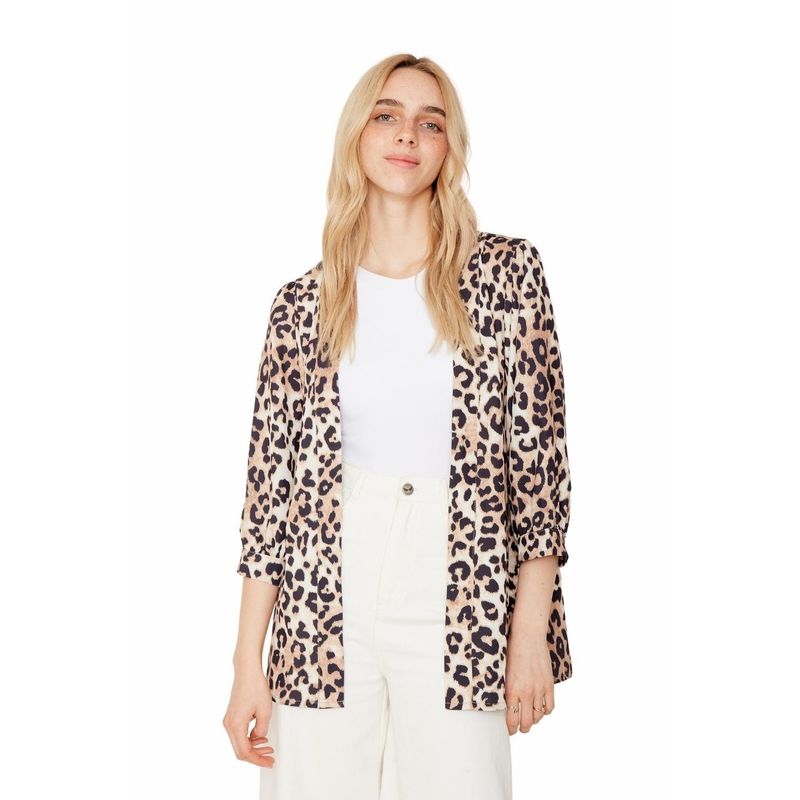 JACINTA TIENDA - Kimono Eva corto leopard print Jacinta Tienda