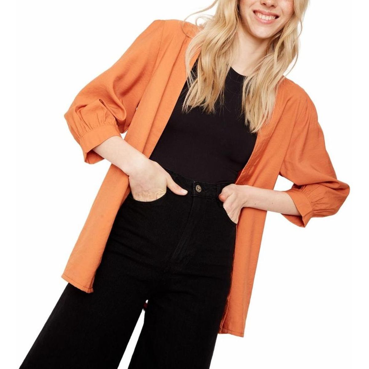 JACINTA TIENDA - Kimono Eva corto terracota Jacinta Tienda