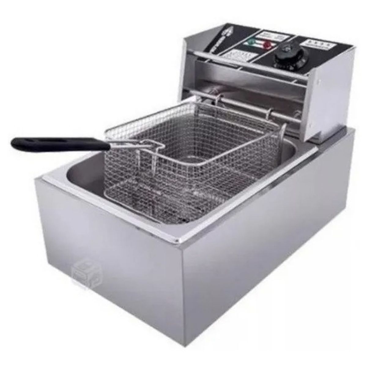 GENERICO - Freidora Industrial Eléctrica 6l Acero Inoxidable 220v-240v