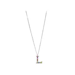 LOTUS SILVER - Collar LP3426-1/L Mujer Letters