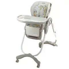 LUBABYCAS - Silla De Comer Lujosa Reclinable Hagaday Blanca