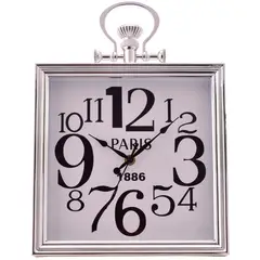 MALLORCA - Reloj Mural Decorativo Basilea Silver