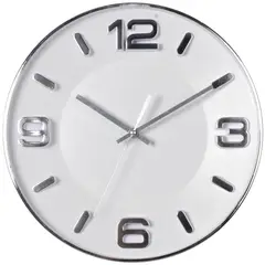 MALLORCA - Reloj Mural Decorativo Lucerna Silver