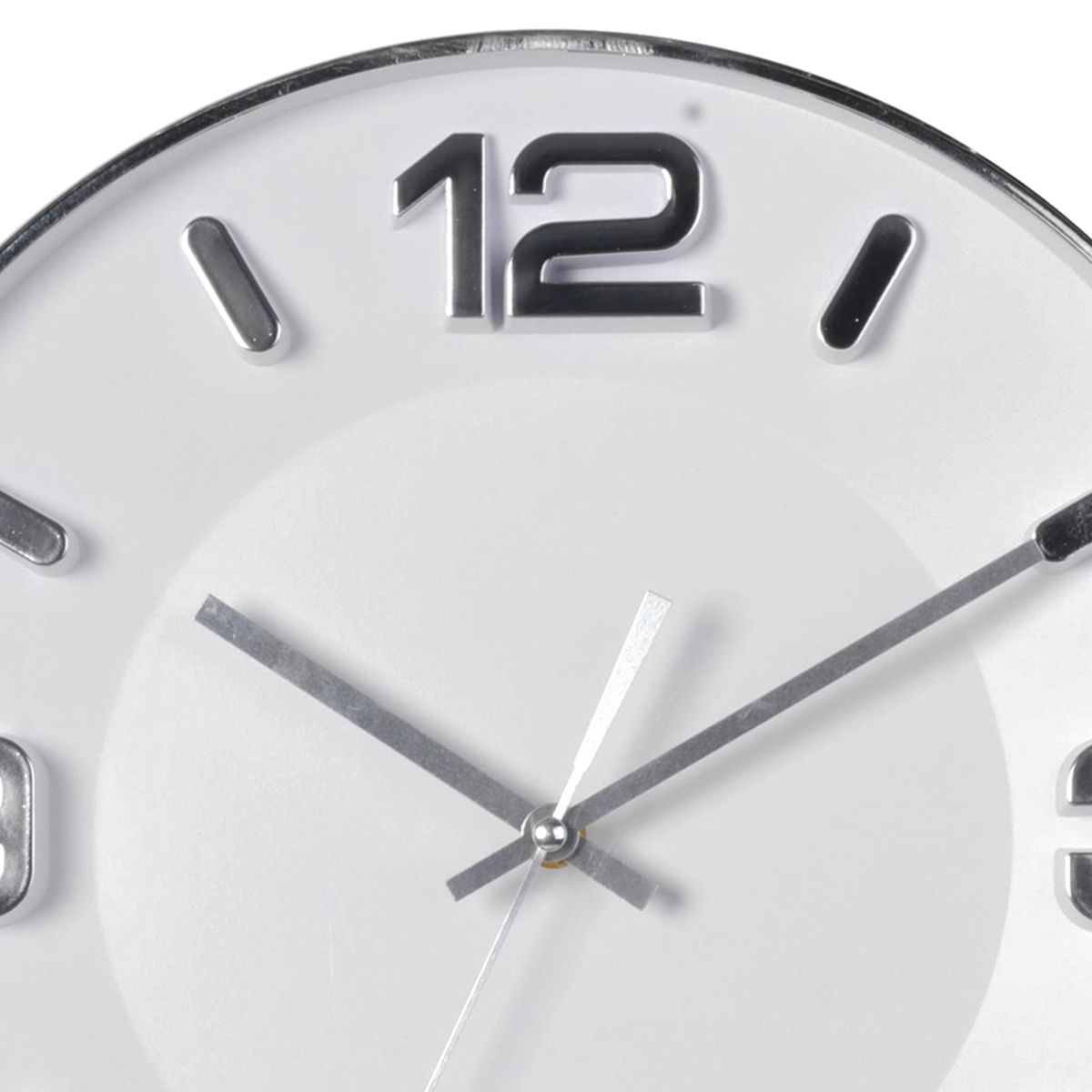 MALLORCA - Reloj Mural Decorativo Lucerna Silver