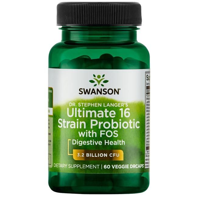 Probiotico 16 strain con fos 60 capsulas Veganas