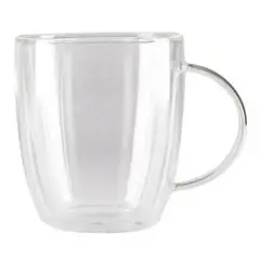 GLASSO - Tazón Vidrio Doble Pared 470 ml - Turquesa