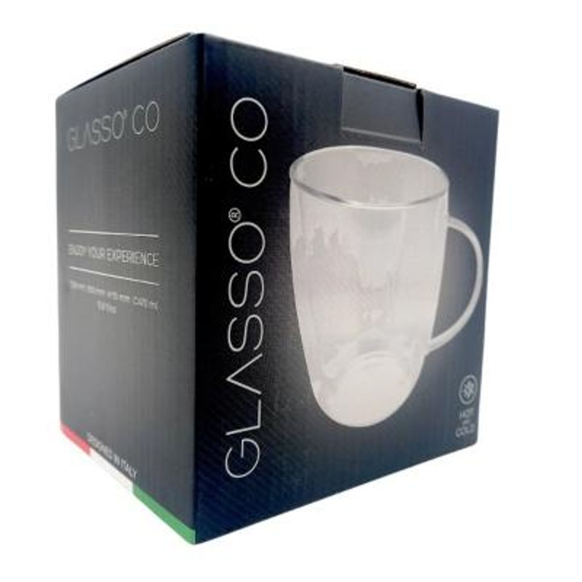 GLASSO - Tazón Vidrio Doble Pared 470 ml Glasso - Turquesa